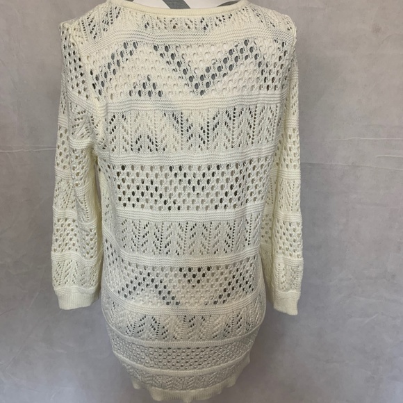 Ann Taylor Loft Cream Sweater - Picture 3 of 4